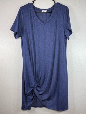 Women’s Blue Shirt Dress Size XL By Miselon
